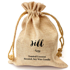 JILL - Toasted Coconut Bowl Candle – Soy Wax - Gift Present