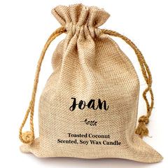 JOAN - Toasted Coconut Bowl Candle – Soy Wax - Gift Present