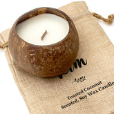 KIM - Toasted Coconut Bowl Candle – Soy Wax - Gift Present