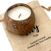LILY - Toasted Coconut Bowl Candle – Soy Wax - Gift Present