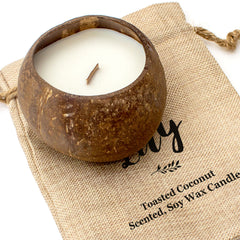 LILY - Toasted Coconut Bowl Candle – Soy Wax - Gift Present