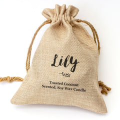 LILY - Toasted Coconut Bowl Candle – Soy Wax - Gift Present
