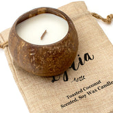 LYDIA - Toasted Coconut Bowl Candle – Soy Wax - Gift Present