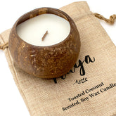 MAYA - Toasted Coconut Bowl Candle – Soy Wax - Gift Present