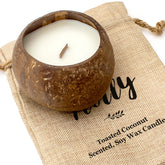 MOLLY - Toasted Coconut Bowl Candle – Soy Wax - Gift Present