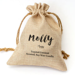 MOLLY - Toasted Coconut Bowl Candle – Soy Wax - Gift Present