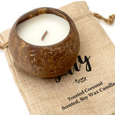 SALLY - Toasted Coconut Bowl Candle – Soy Wax - Gift Present