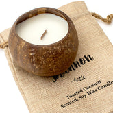 SHANNON - Toasted Coconut Bowl Candle – Soy Wax - Gift Present