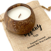 TIFFANY - Toasted Coconut Bowl Candle – Soy Wax - Gift Present