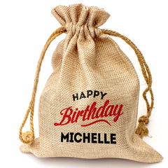 HAPPY BIRTHDAY MICHELLE - Toasted Coconut Bowl Candle – Soy Wax - Gift Present