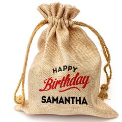 HAPPY BIRTHDAY SAMANTHA - Toasted Coconut Bowl Candle – Soy Wax - Gift Present