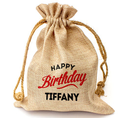 HAPPY BIRTHDAY TIFFANY - Toasted Coconut Bowl Candle – Soy Wax - Gift Present