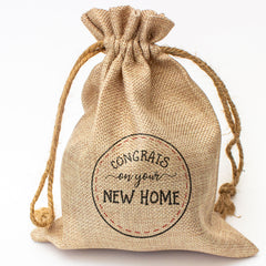 CONGRATS ON YOUR NEW HOME - Toasted Coconut Bowl Candle – Soy Wax - Gift Present