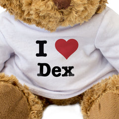 I Love Dex - Teddy Bear