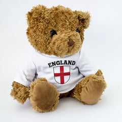 England Flag - Teddy Bear X 20 - Wholesale Bulk Discount