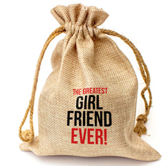 GREATEST GIRLFRIEND EVER - Toasted Coconut Bowl Candle – Soy Wax - Gift Present