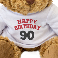 Happy Birthday Age 90 Teddy Bear