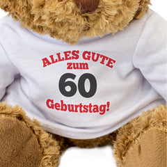 Alles Gute Zum 60 Geburtstag - Teddy Bear - Gift Present