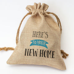 HERE'S TO YOUR NEW HOME - Toasted Coconut Bowl Candle – Soy Wax - Gift Present