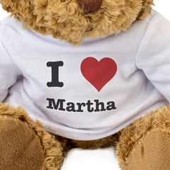 I Love Martha - Teddy Bear