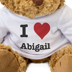 I Love Abigail - Teddy Bear