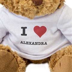 I Love Alexandra - Teddy Bear
