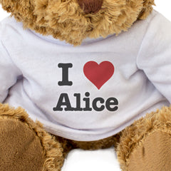 I Love Alice - Teddy Bear