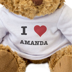 I Love Amanda - Teddy Bear