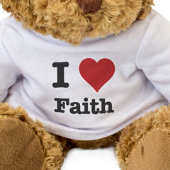I Love Faith - Teddy Bear