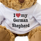 I Love My German Shepherd - Teddy Bear