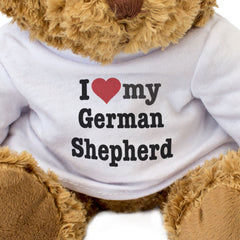 I Love My German Shepherd - Teddy Bear