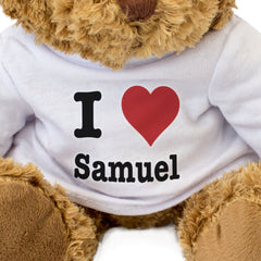 I Love Samuel - Teddy Bear