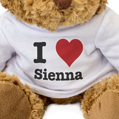 I Love Sienna - Teddy Bear
