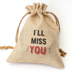 I'LL MISS YOU - Toasted Coconut Bowl Candle – Soy Wax - Gift Present