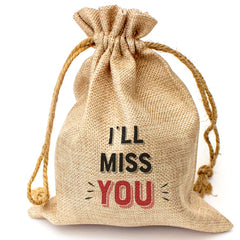 I'LL MISS YOU - Toasted Coconut Bowl Candle – Soy Wax - Gift Present
