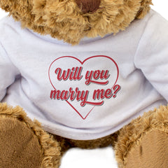 Will You Marry Me Teddy Bear Marriage Proposal Gift
