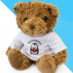 Teddy Bear Personalised Name - Penguin Design