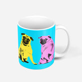 Pop Art Pugs - Mug - Gift Present For Pug Lovers