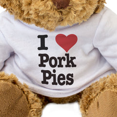 I Love Pork Pies - Teddy Bear