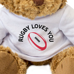 RUGBY LOVES YOU - Teddy Bear