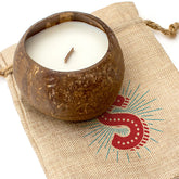 S Monogram Initial - Toasted Coconut Bowl Candle – Soy Wax - Gift Present