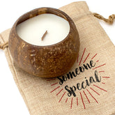 FOR SOMEONE SPECIAL - Toasted Coconut Bowl Candle – Soy Wax - Gift Present