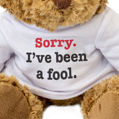 Sorry I've Been a Fool Teddy Bear Apology Gift