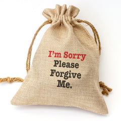 SORRY PLEASE FORGIVE ME - Toasted Coconut Bowl Candle – Soy Wax - Gift Present