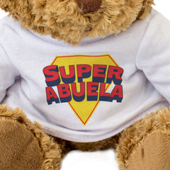 SUPER ABUELA - Teddy Bear - Cute Soft Cuddly - Gift Present