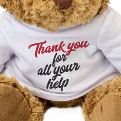 Thank You Personalised Bear Appreciation Gift