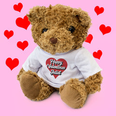 Personalised Happy Valentines Teddy Bear