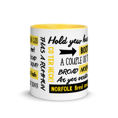 ONLY IN NORFOLK Phrases - Coffee Mug - Funny Gift Present for Someone from Norfolk