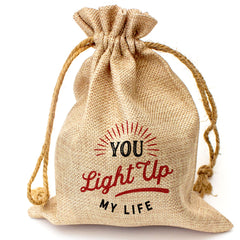 YOU LIGHT UP MY LIFE - Toasted Coconut Bowl Candle – Soy Wax - Gift Present