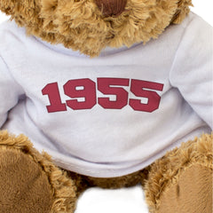 1955 - Teddy Bear - Cute Cuddly Funny - Friend Born In 1955 Year Gift Present